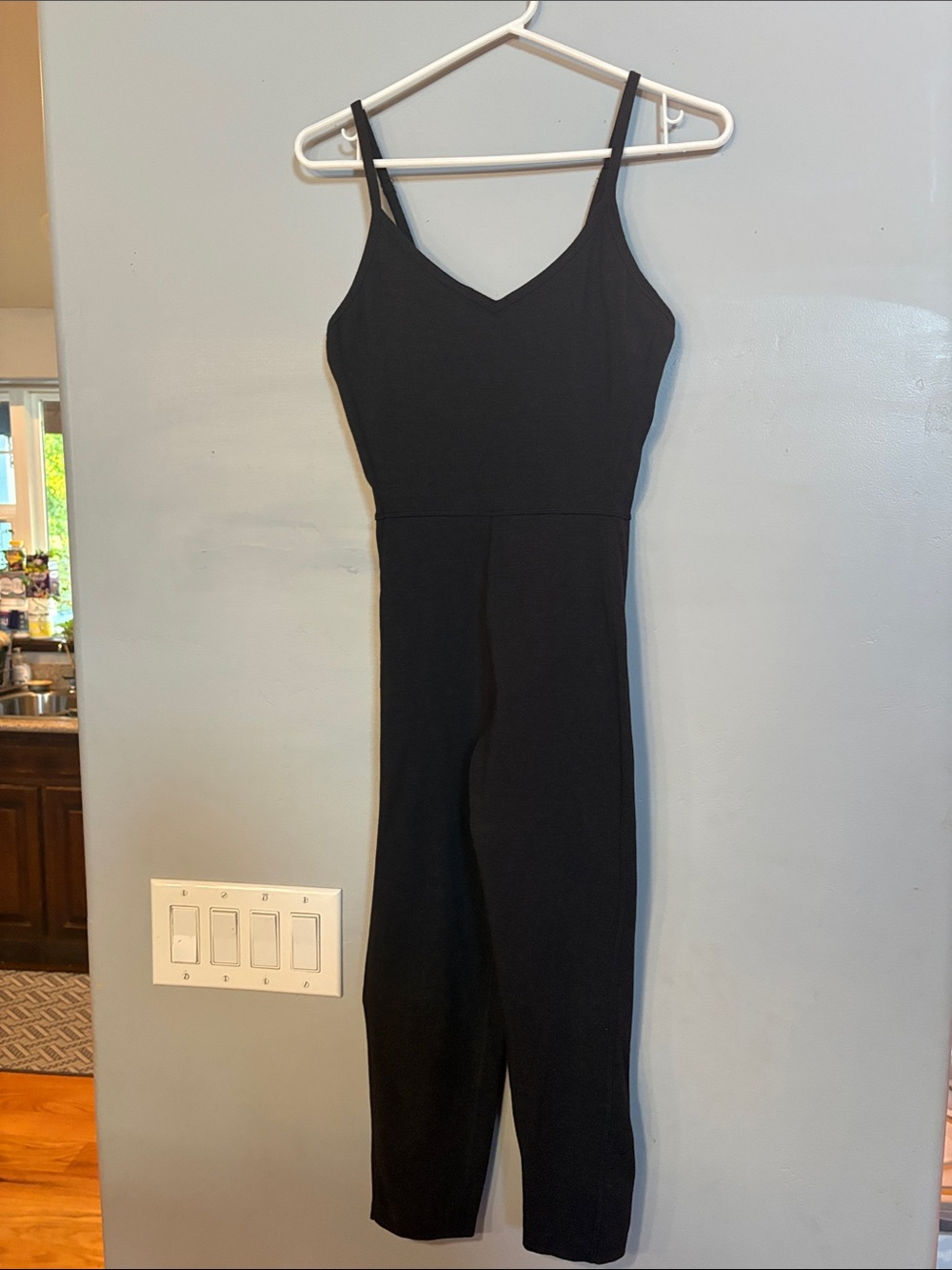 Old Navy PowerChill Charcoal Jumpsuit M Petite Convertible Straps